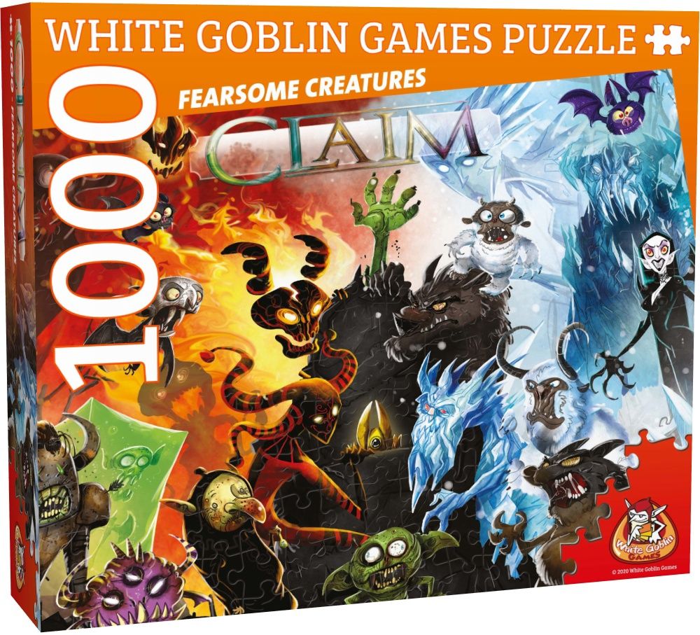 Claim Puzzel: Fearsome Creatures (1000 stukjes)