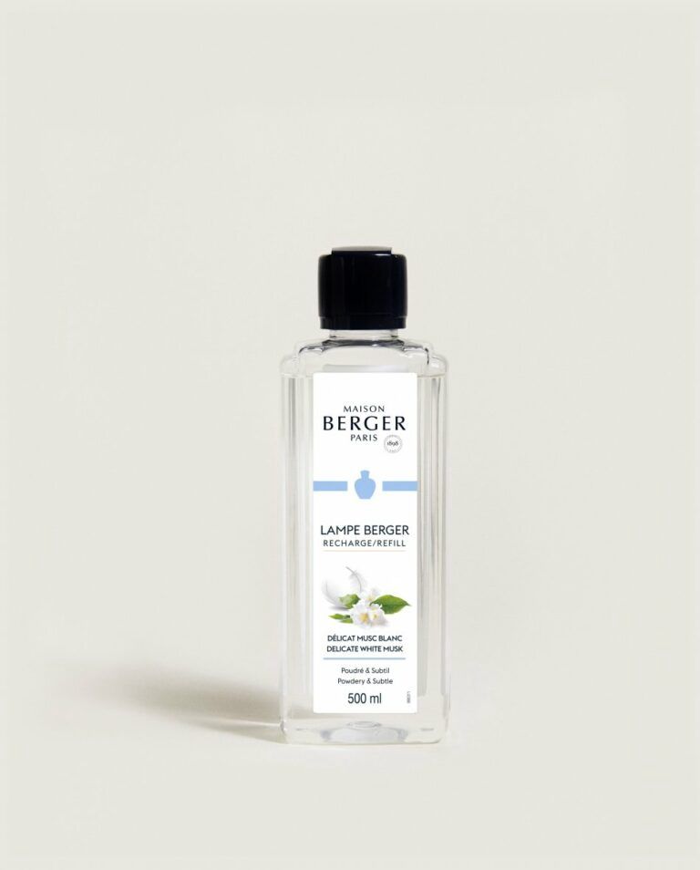 lampe berger 500 ml (blauw), geur: White musk