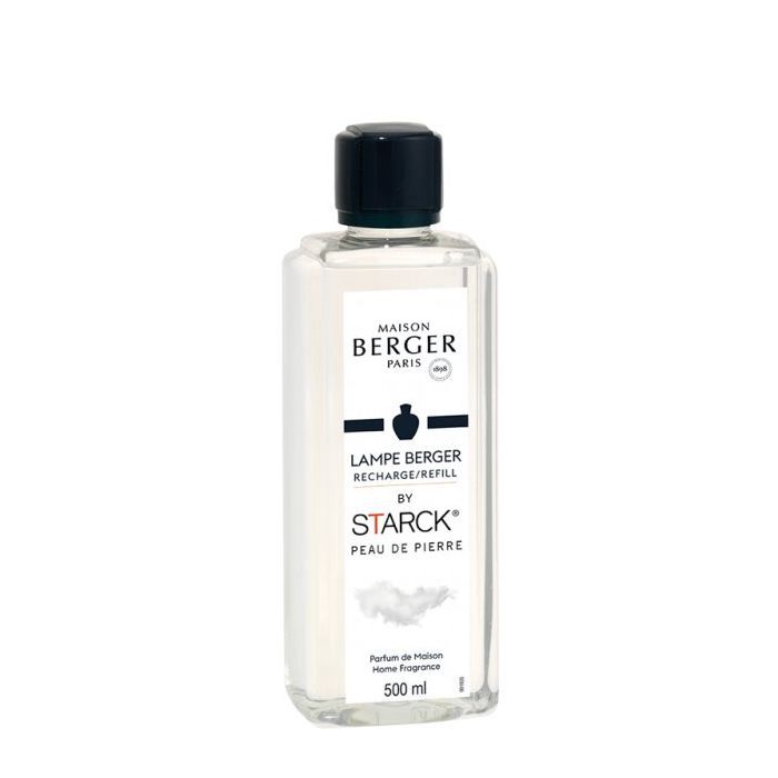 Lampe Berger 500 ml ( zwart ), geur: Peau de Pierre