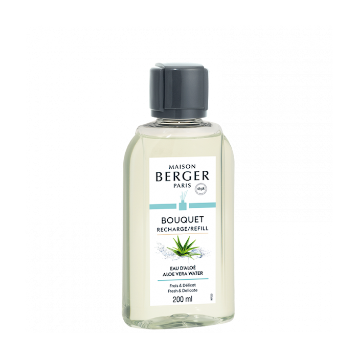 Maison Berger navulling geurstokjes (blauw), geur: Aloe vera water