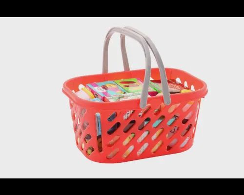 Home and Kitchen winkelmand met boodschappen