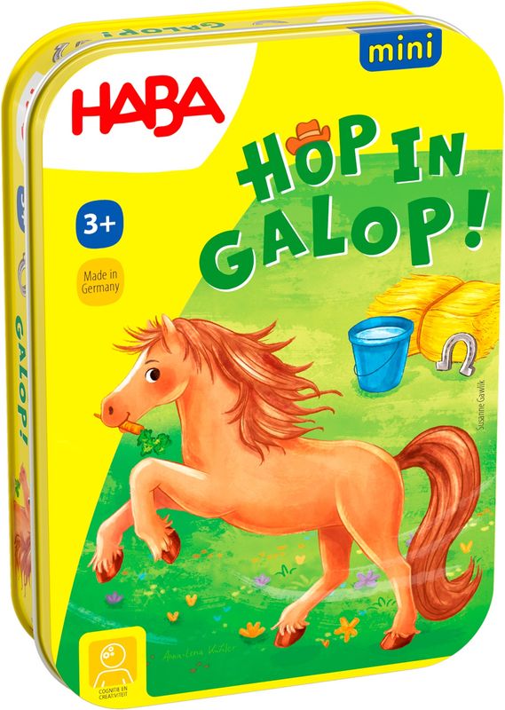 Hop in galop!