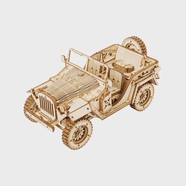 Robotime Army field car