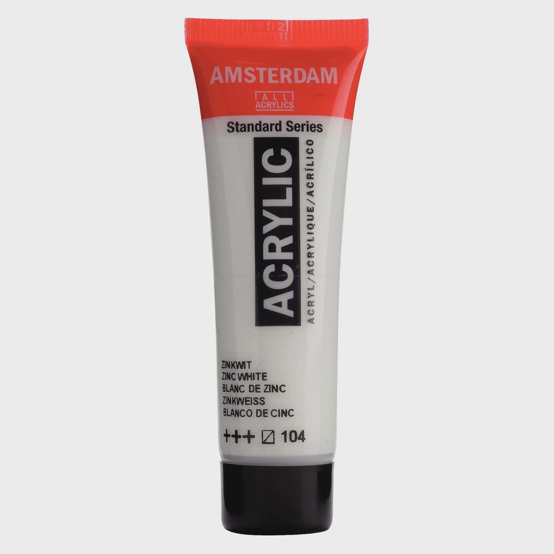 Amsterdam acrylverf 20 ml, Kleur: 104 zinkwit