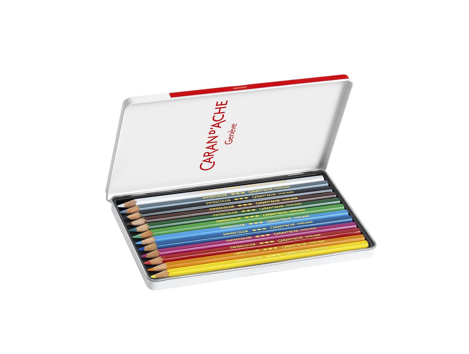 SWISSCOLOR METAL PERMAN.PENCIL 12PCS-FSC