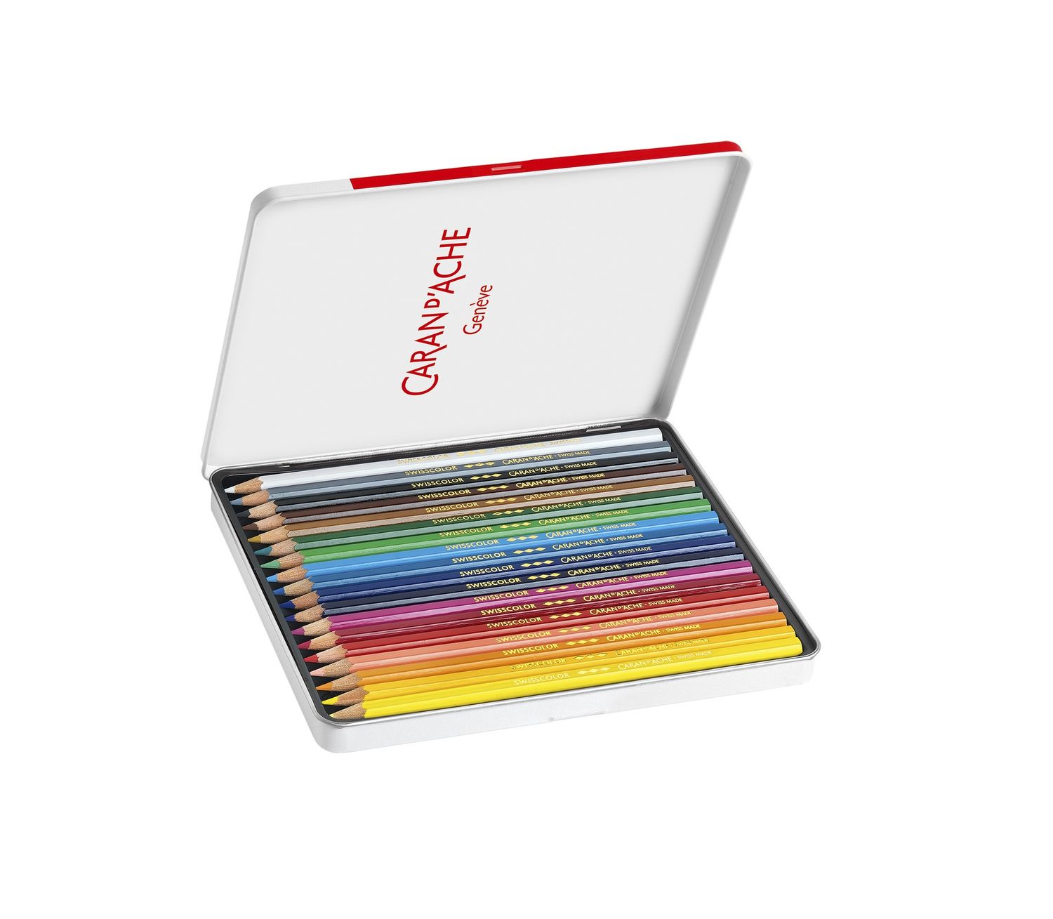 SWISSCOLOR METAL PERMAN.PENCIL 18PCS-FSC