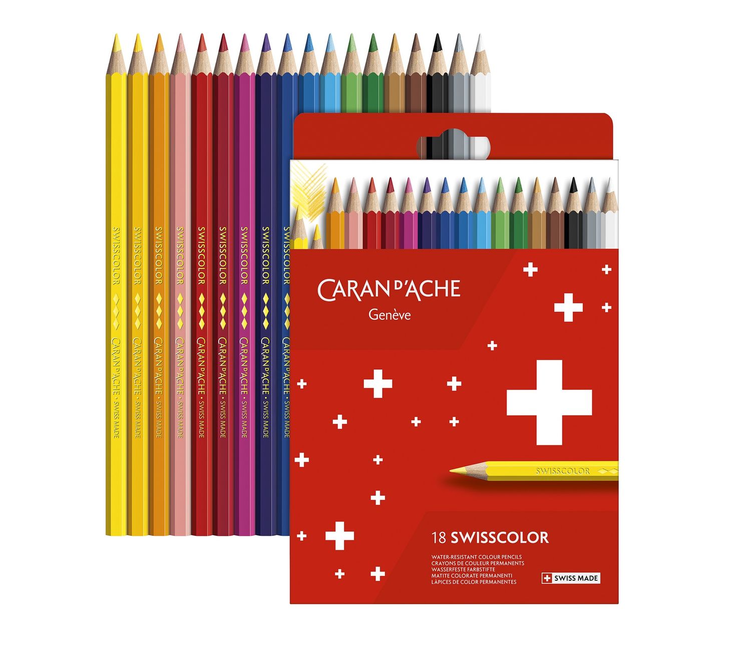 SWISSCOLOR CARDBOARD PERMA.PENCIL18P-FSC