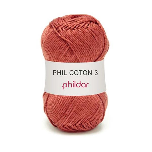 Phildar Coton 3, Kleur: Acajou
