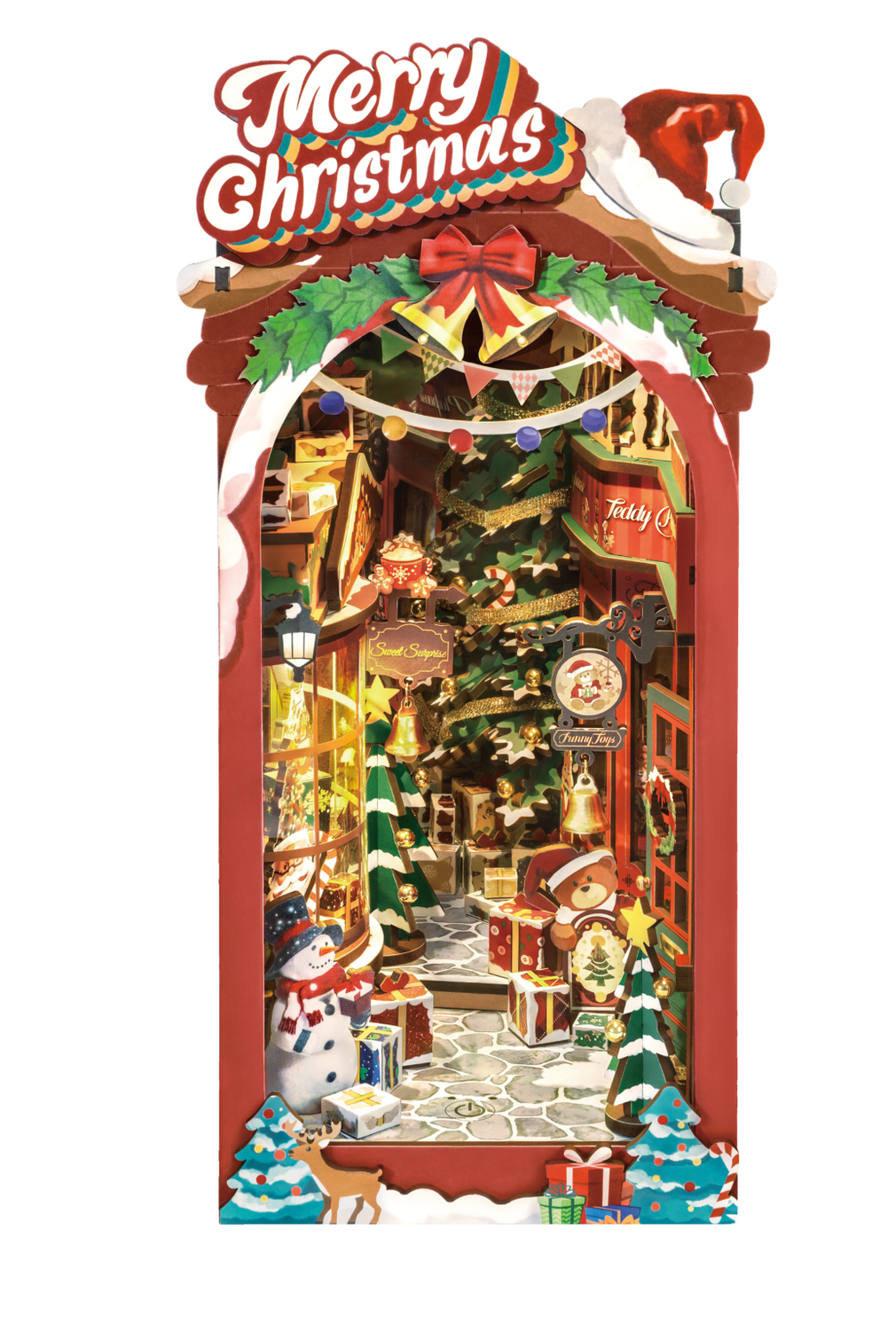 rolife book nook Christmas Street