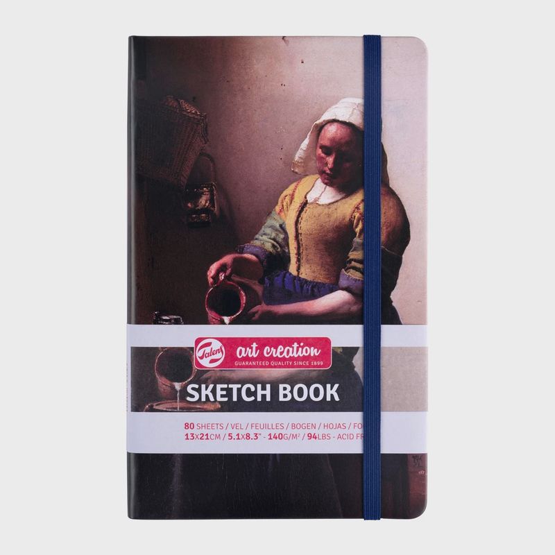 Schetsboek Het melkmeisje | 13 x 21 cm, 140 g, 80 vellen