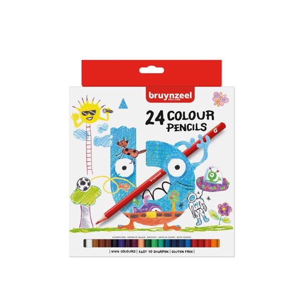 Bruynzeel kleurpotloden  - 24 Colour pencils