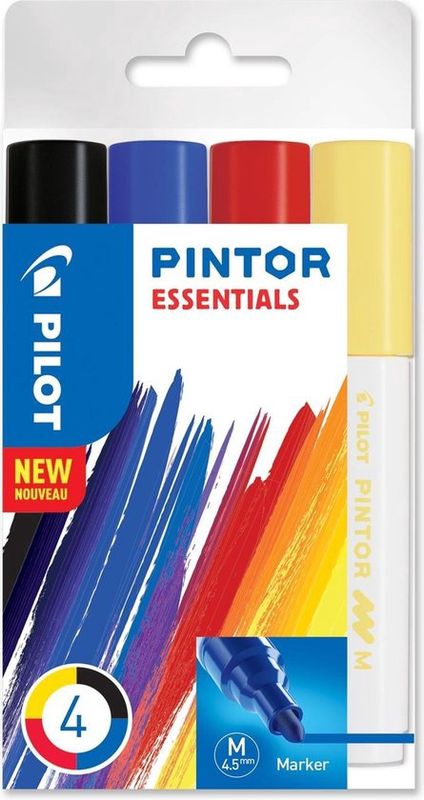 Pintor Verfstiftenset 4 kleuren M