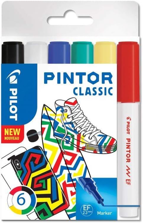 Pintor classic EF set van 6 verfstiften