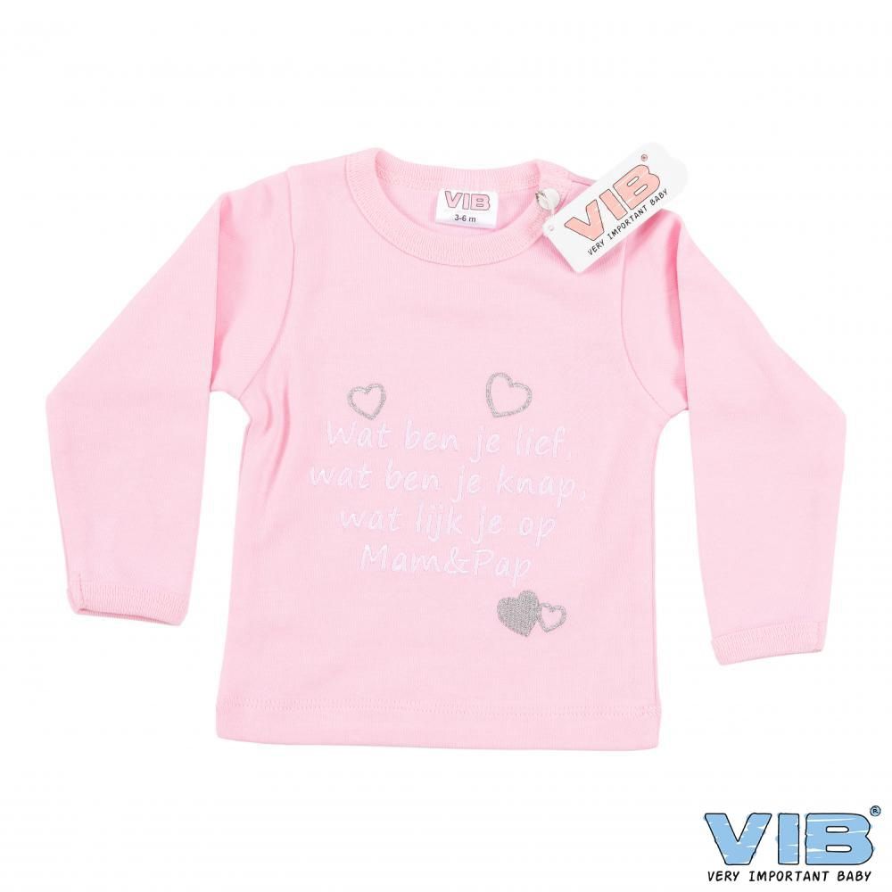 VIB t-shirt, tekst: Wat ben je lief
