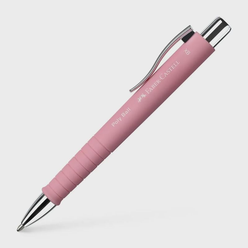 Balpen FC Polyball XB licht roze
