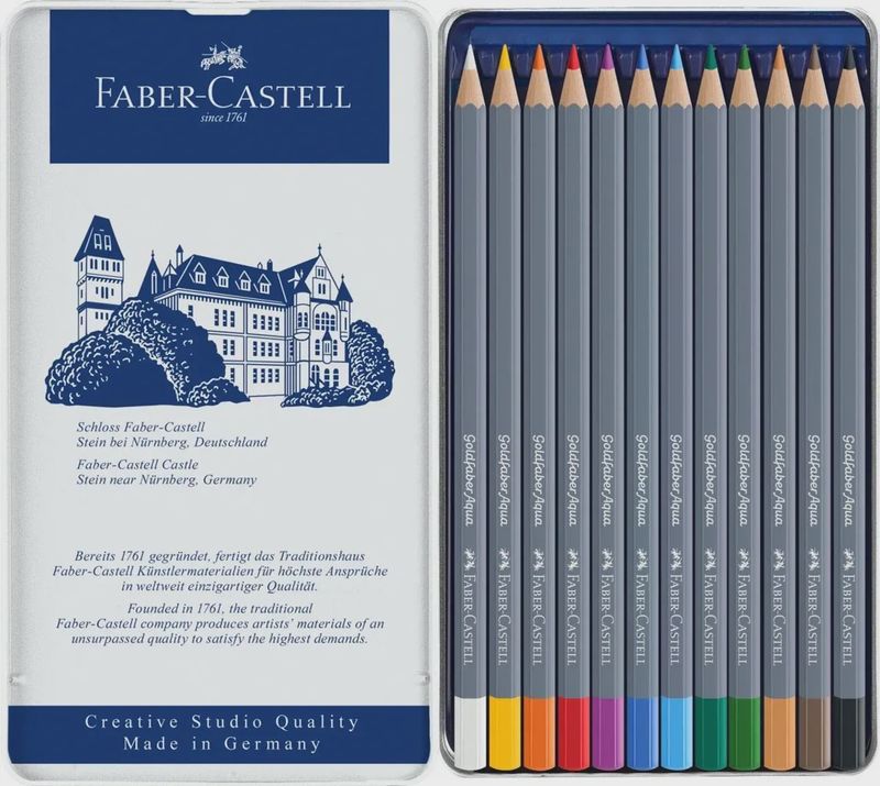 Aquarelpotlood FC Goldfaber etui a 12st. Creative Studio