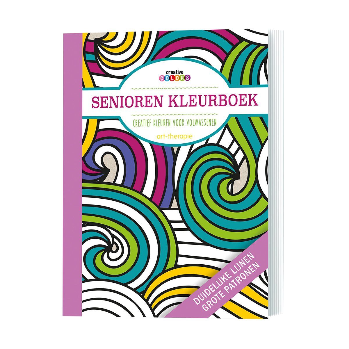 Creative colors kleurboeken, titel: Senioren kleurboek