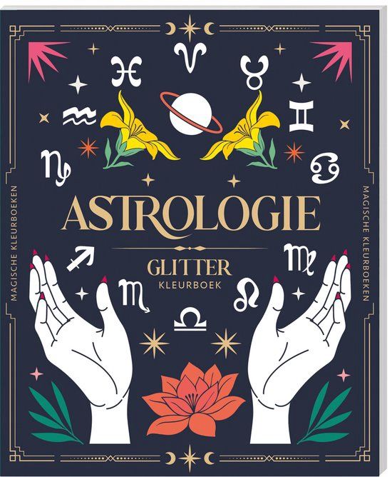 Astrologie glitter kleurboek