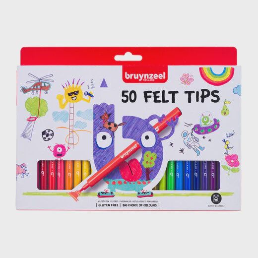 Bruynzeel 50 felt tips
