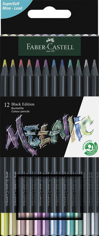 Black edition metallic kleurpotloden