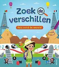 Zoek de verschillen reis om de wereld