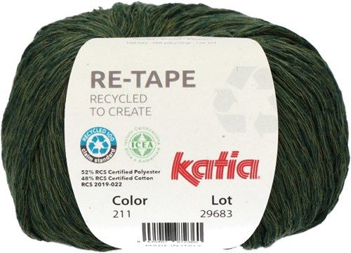 RE-TAPE, Kleur: 211 donker groen