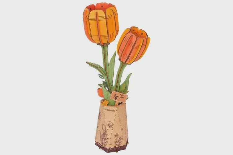 robotime orange tulip