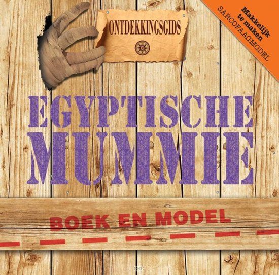 Egyptische mummy boek en model