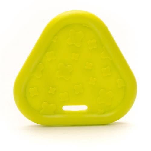 Bijtring triangel 2 stuks, Kleur: 647 lemon