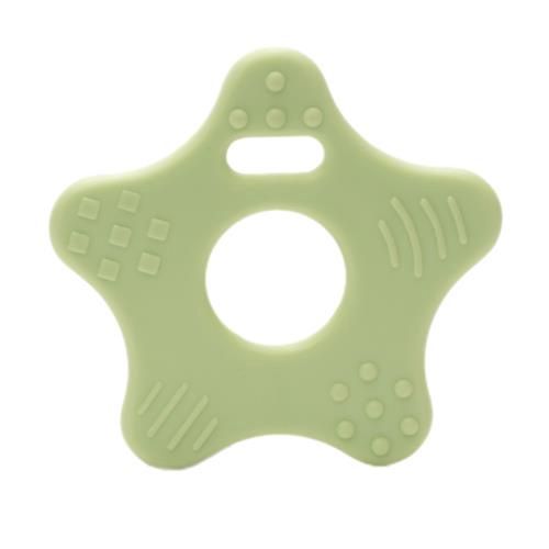 Bijtring ster 2 stuks, Kleur: 369 licht groen