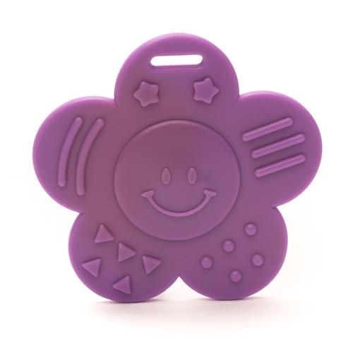 bijtring zonnetje 2 stuks, Kleur: 183 paars