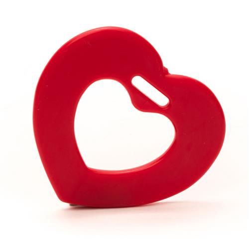 Bijtring hart 2 stuks