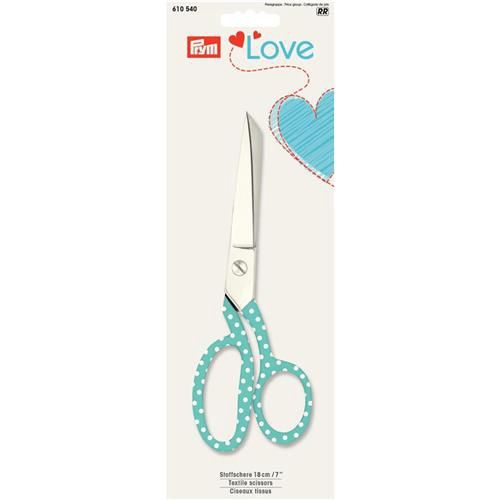 Stofschaar Love staal 18 cm