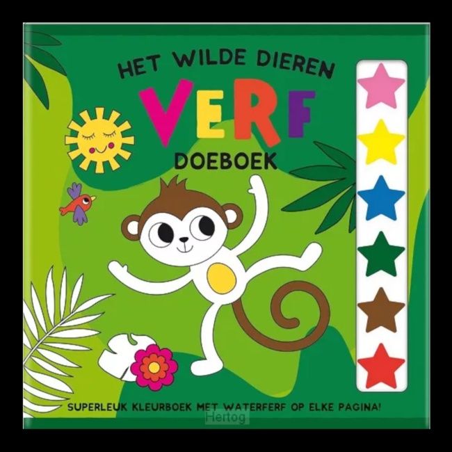 Wilde dieren verf doeboek
