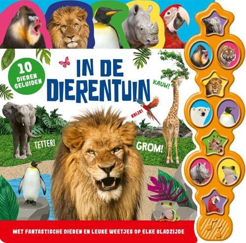 In de dierentuin boek met geluid