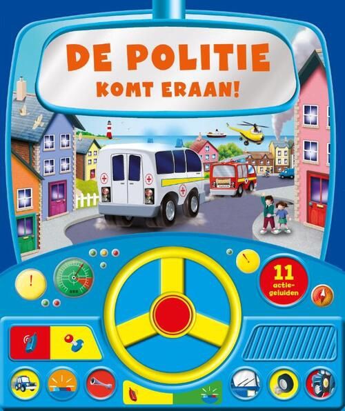 De politie komt eraan boek met geluid