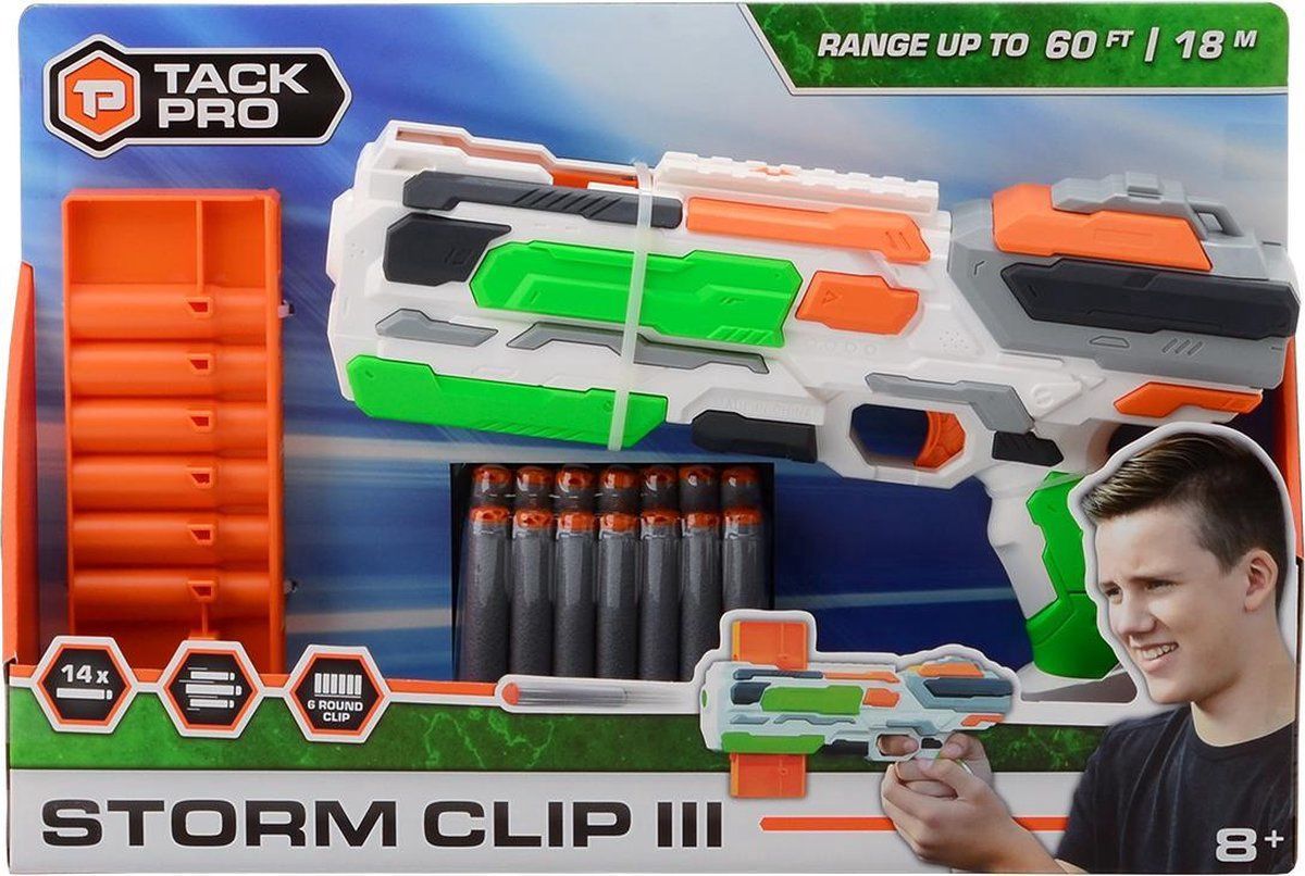 Tack Pro Storm Clip III met 14 darts