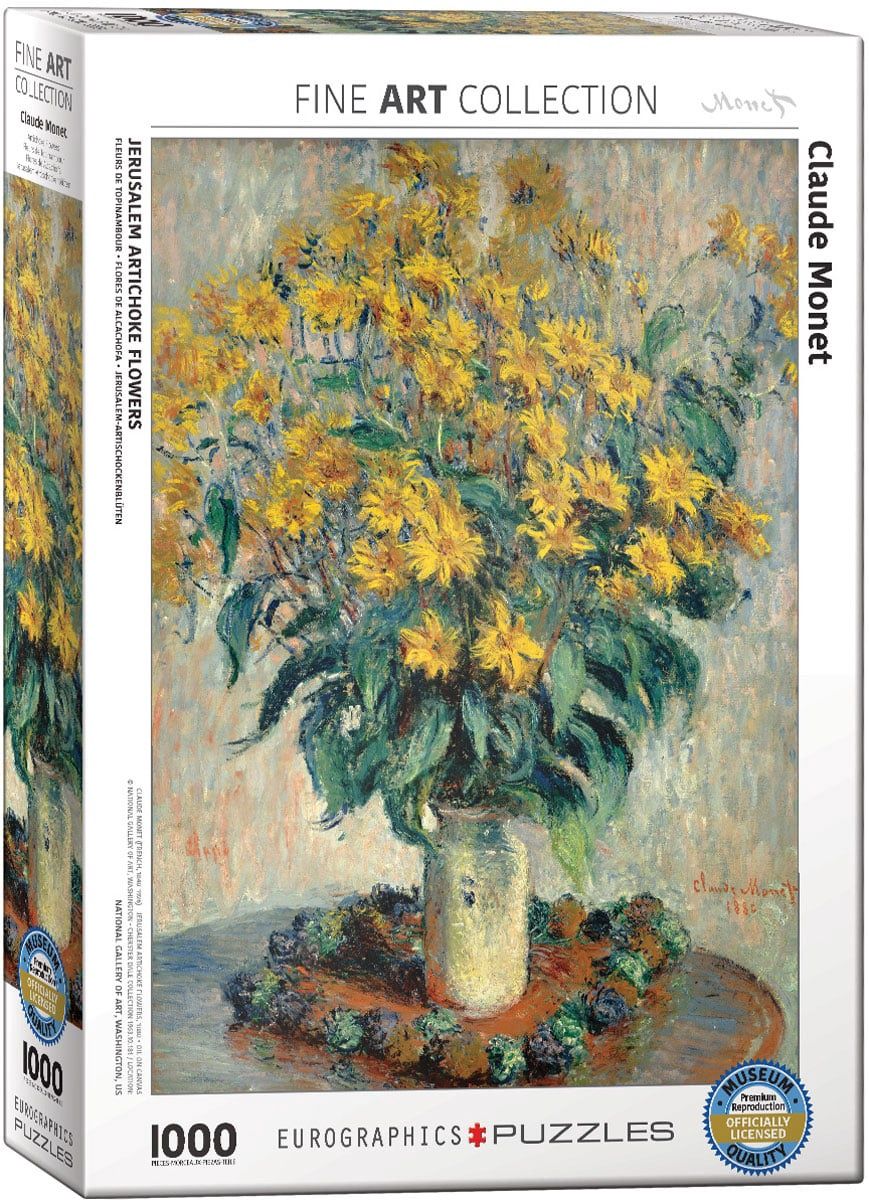 Jerusalem Artichoke Flowers – Claude Monet (1000)