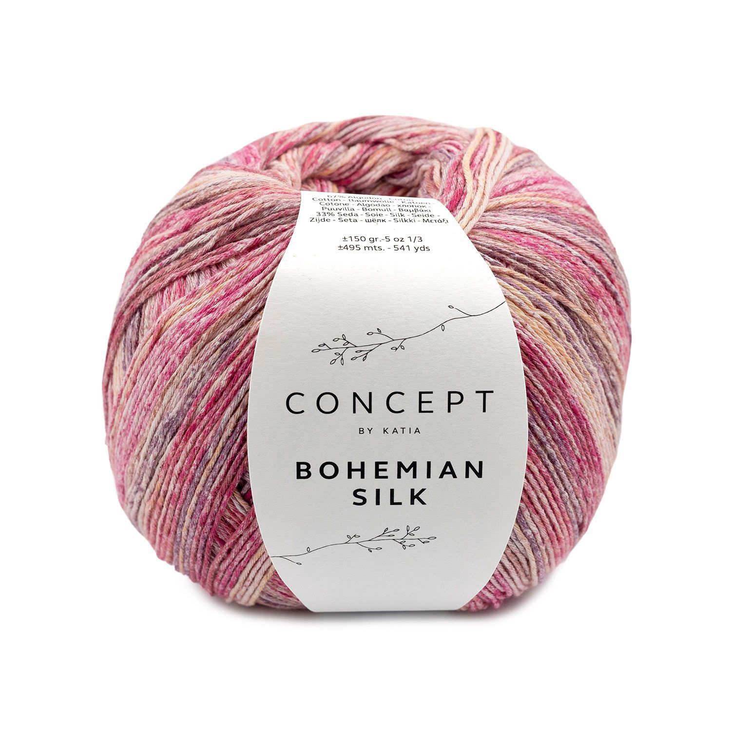 BOHEMIAN SILK, Kleur: 201 roze
