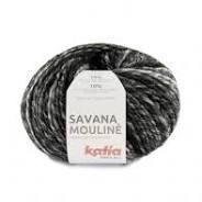 SAVANA MOULINE, Kleur: 200 blanco/gris/negro