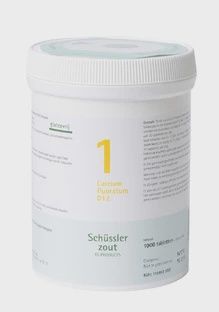 Schussler celzout nr. 1 Calcium fluoratum 1000 tabletten