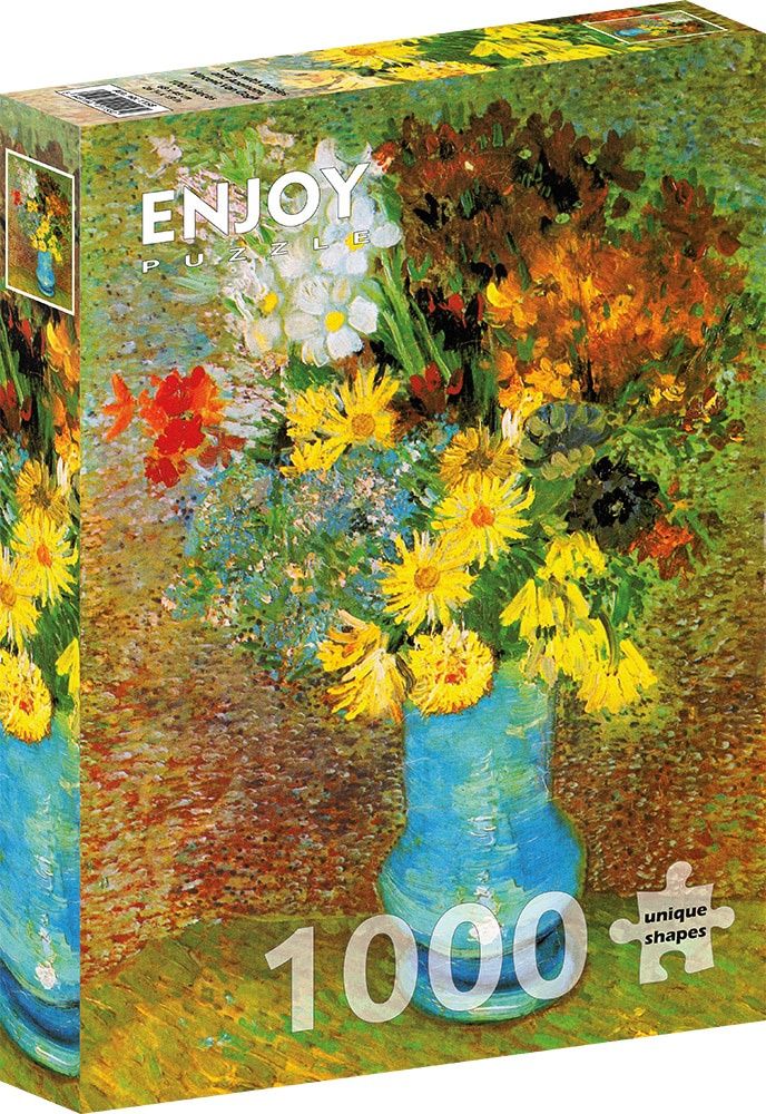 Vincent Van Gogh - Vase with Daisies and Anemones (1000)