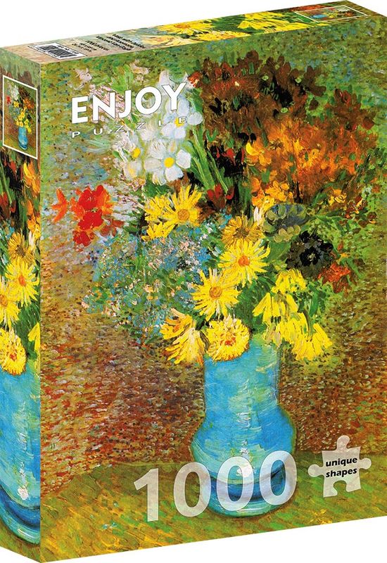 Vincent Van Gogh - Vase with Daisies and Anemones (1000)