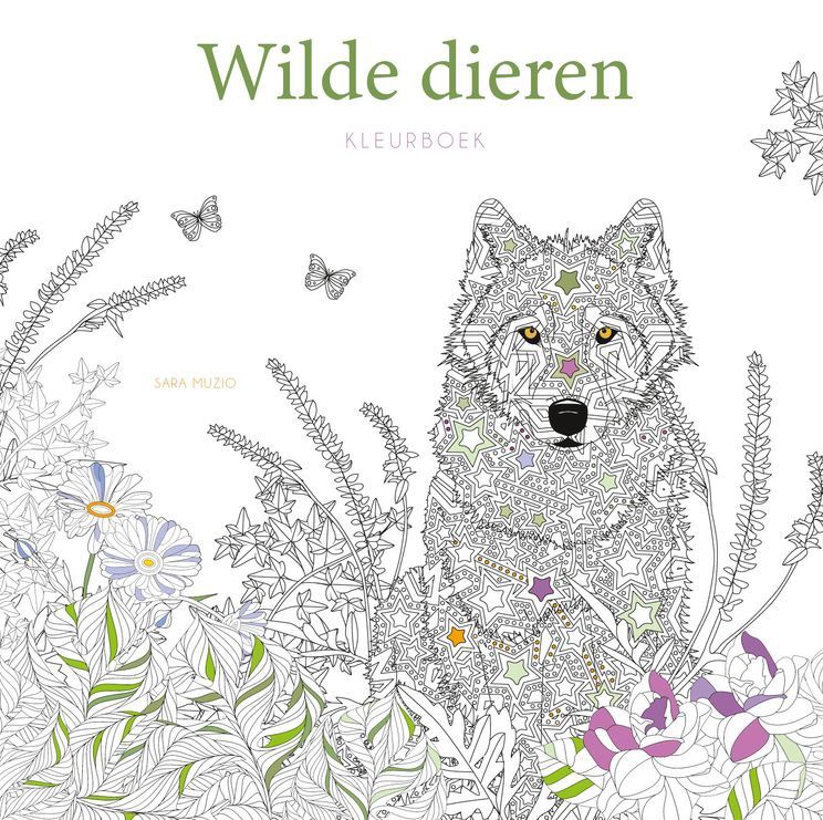 Wilde dieren kleurboek