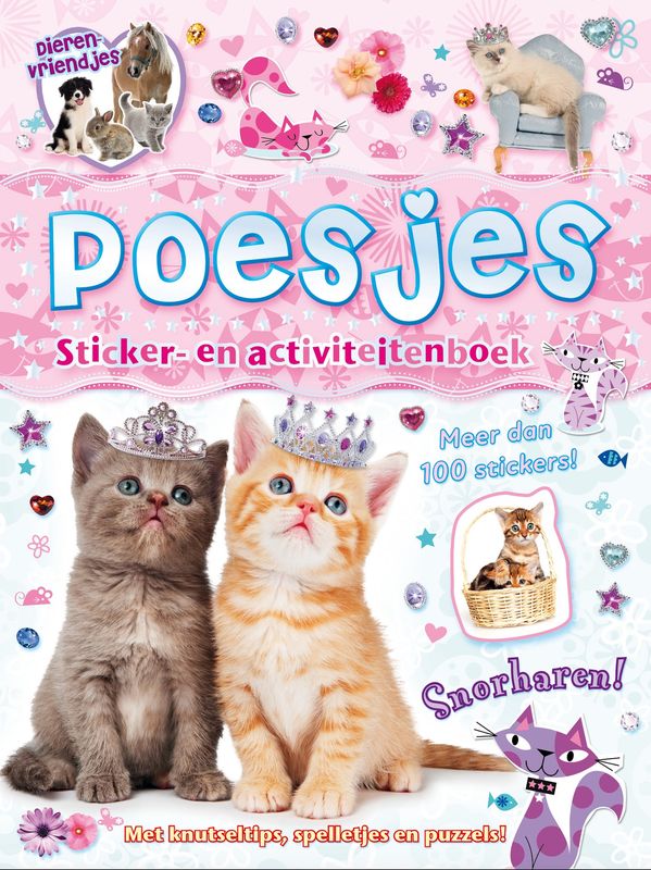 Poesjes sticker en activiteitenboek