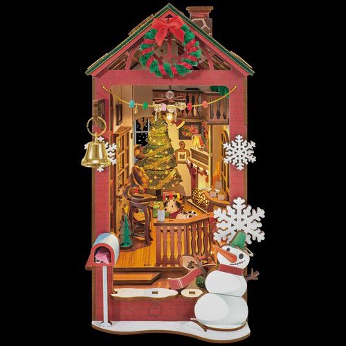 Rolife Book Nook Christmas Indoor Scene