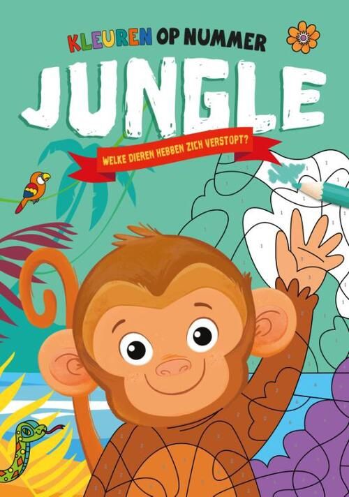 Kleuren op nummer jungle