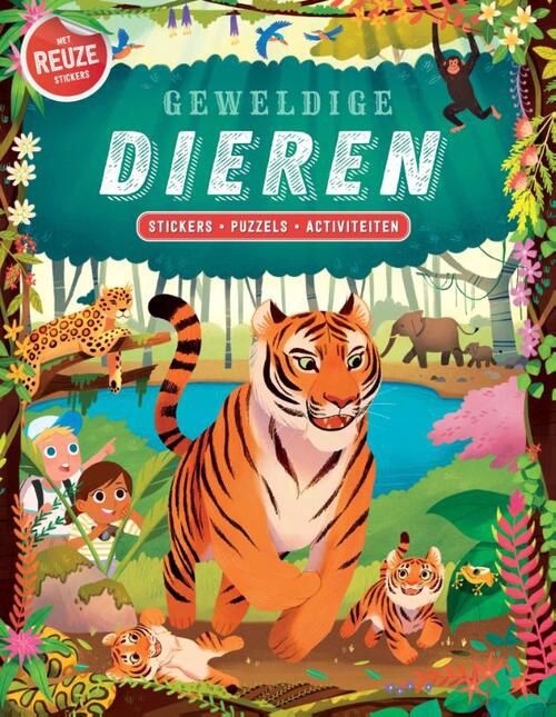 Geweldige dieren stickers puzzels en activiteiten