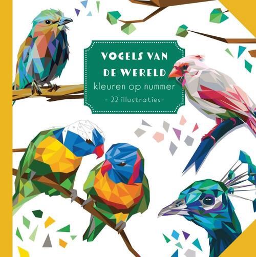 Kleuren op nummer-vogels van de wereld