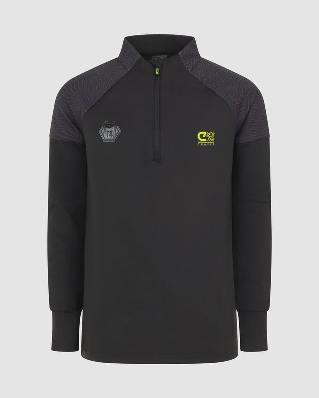 Icon 1/4 Zip Top Black